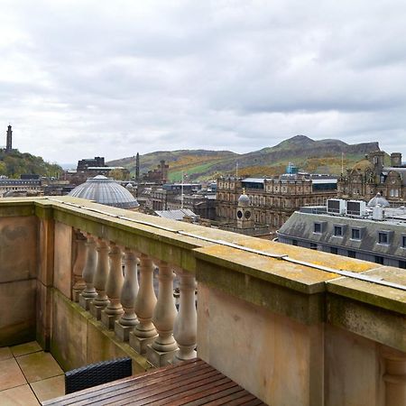 Cheval The Edinburgh Grand Aparthotel Exterior foto The view from the rooftop terrace