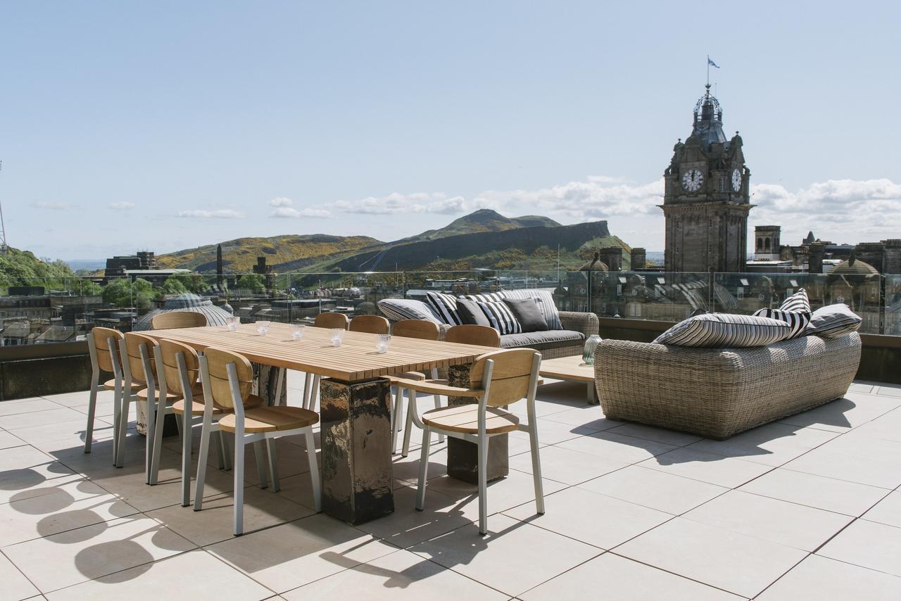 Cheval The Edinburgh Grand Aparthotel Exterior foto The rooftop terrace